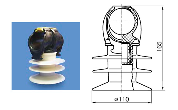 Чертеж изолятора SDI96